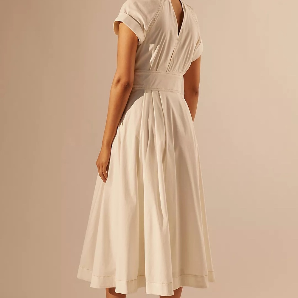 Anthropologie Maeve Poplin sleeve shirtdress midi Hard to find - Picture 5 of 11